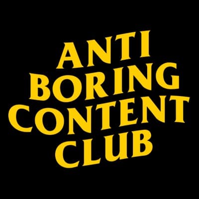Anti Boring Content Club logo