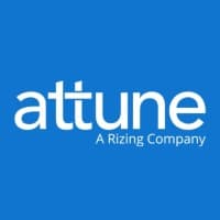 attune, a Rizing Company logo