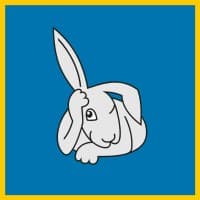 Schlafender Hase logo